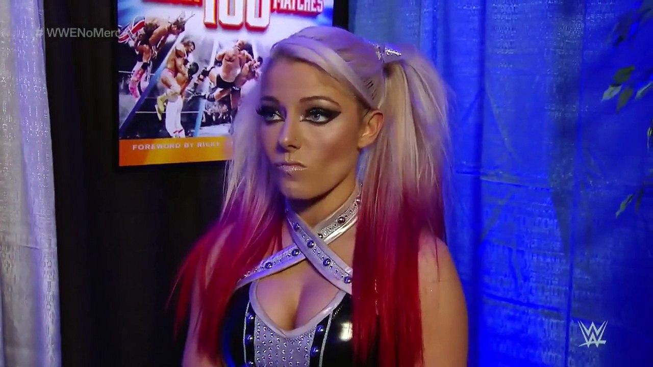 Alexa Bliss & Shane McMahon & Daniel Bryan Backstage No Mercy 2016