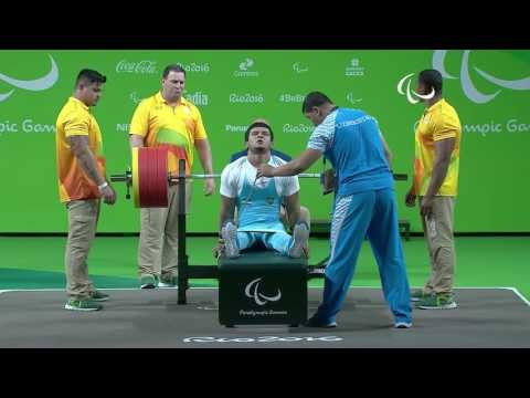 Powerlifting | BOZOROV Akhror wins Bronze | Men’s -80kg | Rio 2016 Paralympic Games
