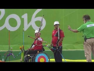 Recurve Open Mixed Team Quarter Final - Rio 2016 Paralympic Games