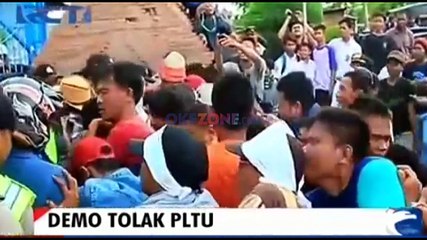 Ricuh Demo Tolak PLTU