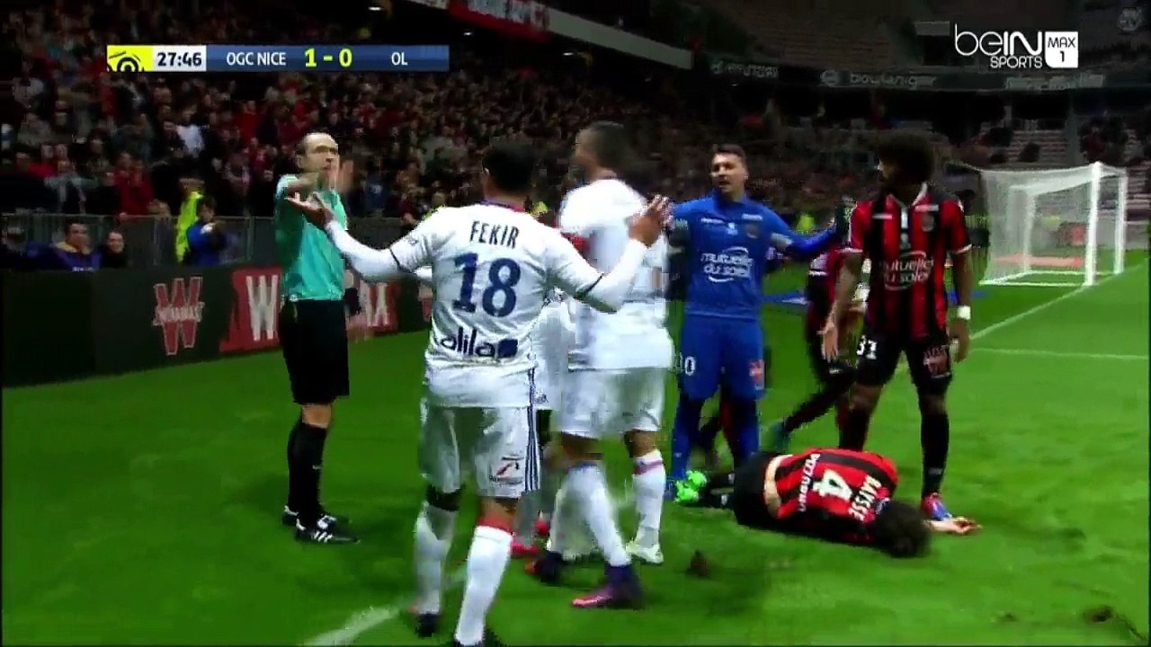 Nice vs Olympique Lyon 2-0 - All Goals and Full Highlights Ligue 1 14.10.2016 HD