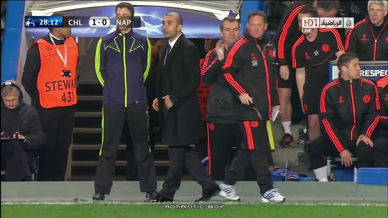 اهداف مباراة تشيلسي و نابولي 4-1 دوري الابطال 2011