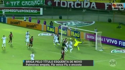 Em rodada polêmica, Palmeiras tropeça e Flamengo diminui diferença