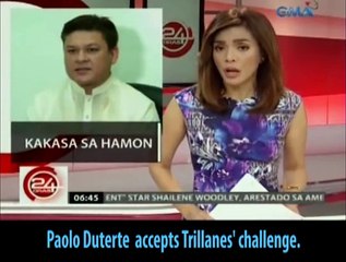 Is Trillanes scared of Paolo Duterte