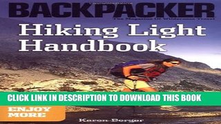 [PDF] Hiking Light Handbook (Backpacker Magazine) Full Collection