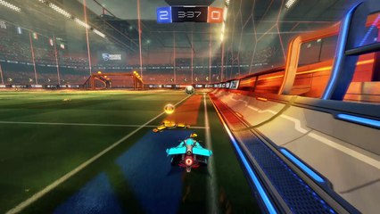Rocket League insane flick angle