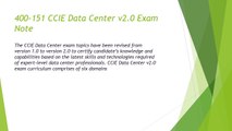 400-151 CCIE Data Center Written V2.0 exam question answers