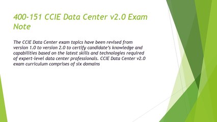 400-151 CCIE Data Center Written V2.0 exam question answers