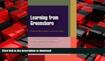 DOWNLOAD Learning from Greensboro: Truth and Reconciliation in the United States (Pennsylvania