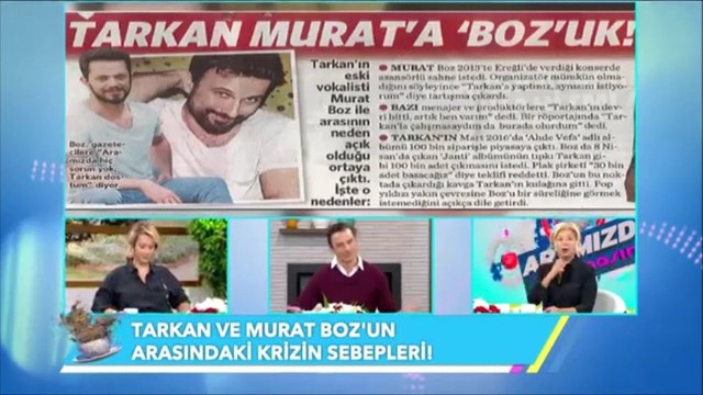 MURAT BOZ:'' ARAMIZDA HİÇBİR SORUN YOK, TARKAN BENİM DOSTUM'' | ARAMIZDA KALMASIN