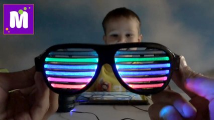 Радио приемник DIY под названием iPhone 8 на канале Мистер Макс и очки с чувствительнымы LED полосками Собираем сами