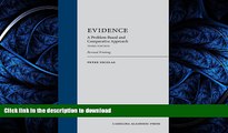 READ PDF Evidence: A Problem-Based and Comparative Approach, Third Edition, Revised Printing READ