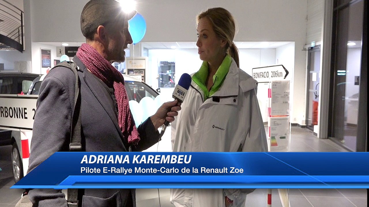 Alpes de haute Provence:Adriana Karembeu fait étape à Renault Manosque avec la toute dernière"Zoé"
