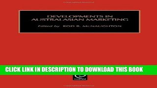 [PDF] Developments in Australasian Marketing (Advances in International Marketing) Full Online