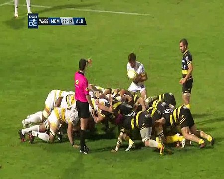 SITE OFFICIEL STADE MONTOIS RUGBY - ESSAI 3 N. WAKAYA STADE MONTOIS vs ALBI