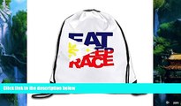 Books to Read  Runy Custom Philippines Eat Sleep Race Adjustable String Gym Backpack Travel Bag