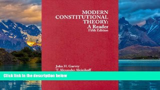 Books to Read  Modern Constitutional Theory: A Reader 5th Edition  Best Seller Books Most Wanted