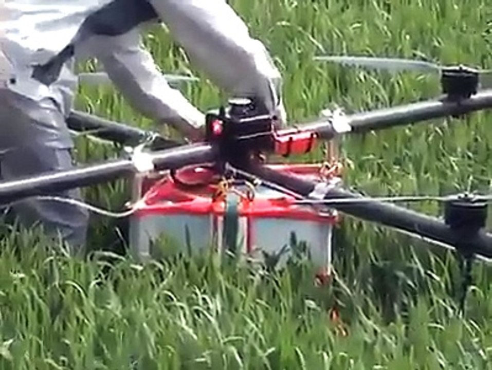 Home made spray drone