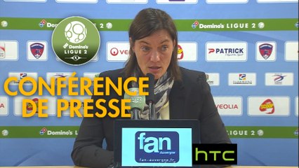 Conférence de presse Clermont Foot - Havre AC (1-3) : Corinne DIACRE (CF63) - Oswald TANCHOT (HAC) - 2016/2017
