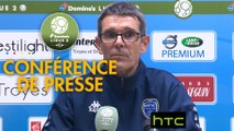 Conférence de presse ESTAC Troyes - Gazélec FC Ajaccio (1-0) : Jean-Louis GARCIA (ESTAC) - Jean-Luc VANNUCHI (GFCA) - 2016/2017