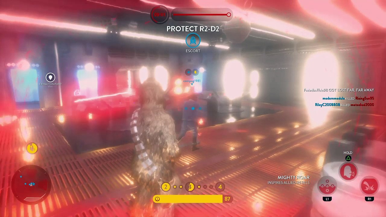 SWBF First Time Playing Chewie