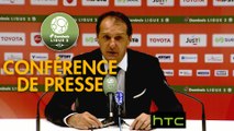 Conférence de presse Valenciennes FC - Chamois Niortais (3-1) : Faruk HADZIBEGIC (VAFC) - Denis RENAUD (CNFC) - 2016/2017