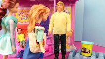 Frozen ToysReviewToys Anna Kristoff Barbie Surprise Frozen Elsa Play Doh Ice Cube