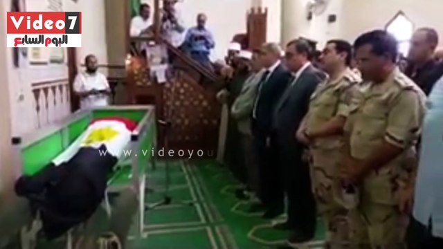 تشييع جنازة شهيد سيناء محمد السيد بمسقط رأسه فى الفيوم