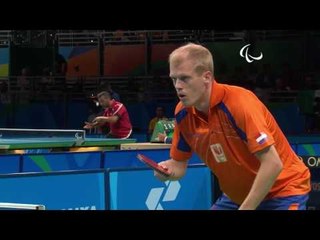 Table Tennis | Netherlands v Belgium | Men's Singles Final Match SM9 | Rio 2016 Paralympic Games
