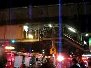 Fire in a hardware store