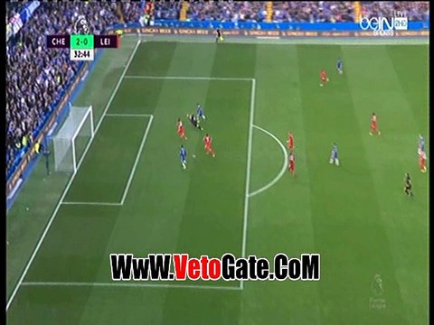 هازارد يتقدم بالهدف الثانى لـ تشيلسى فى ليستر سيتى
