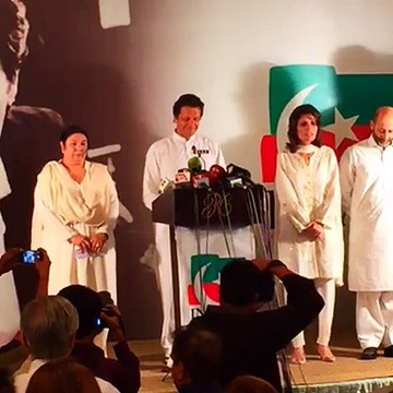 Dr Yasmine Rashid Introducing Imran Khan at Insaf Professionals Forum