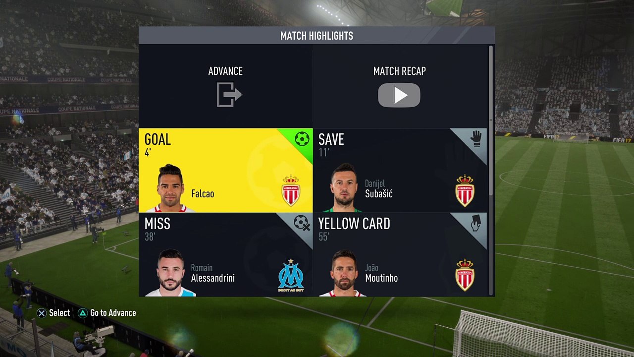 Falcao scores FIFA 17