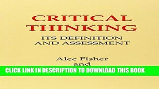 [PDF] Critical Thinking: Its Definition and Assessment Full Collection