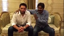 shahid afridi and javed miandad friendship again all is well