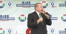 Rize Cumhurbaşkanı Erdoğan Rize'de Toplu Açılış Töreninde Konuştu 2