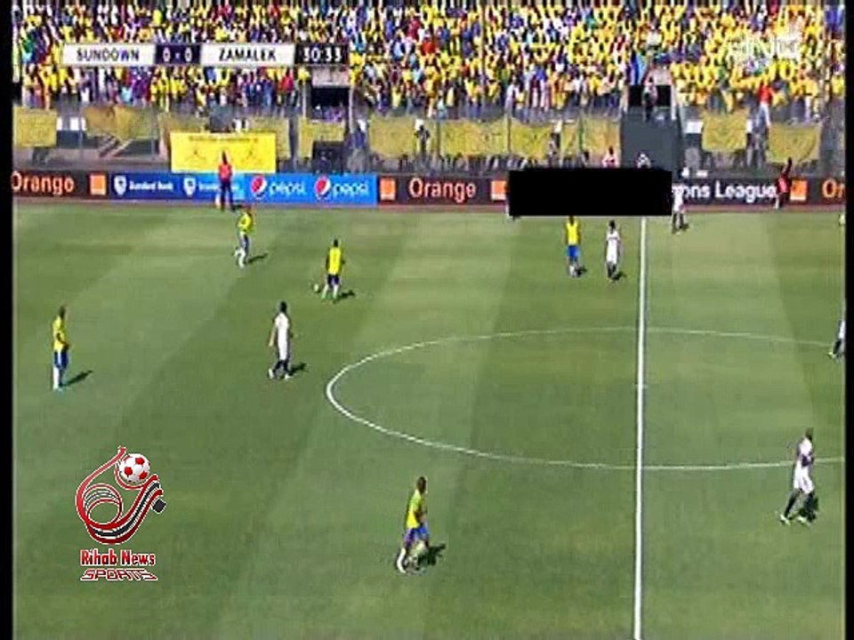 هدف ن داونز الاول ( صن داونز 1-0  الزمالك ) نهائى دورى ابطال افريقيا