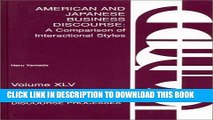 [Read PDF] American and Japanese Business Discourse: A Comparison of Interactional Styles
