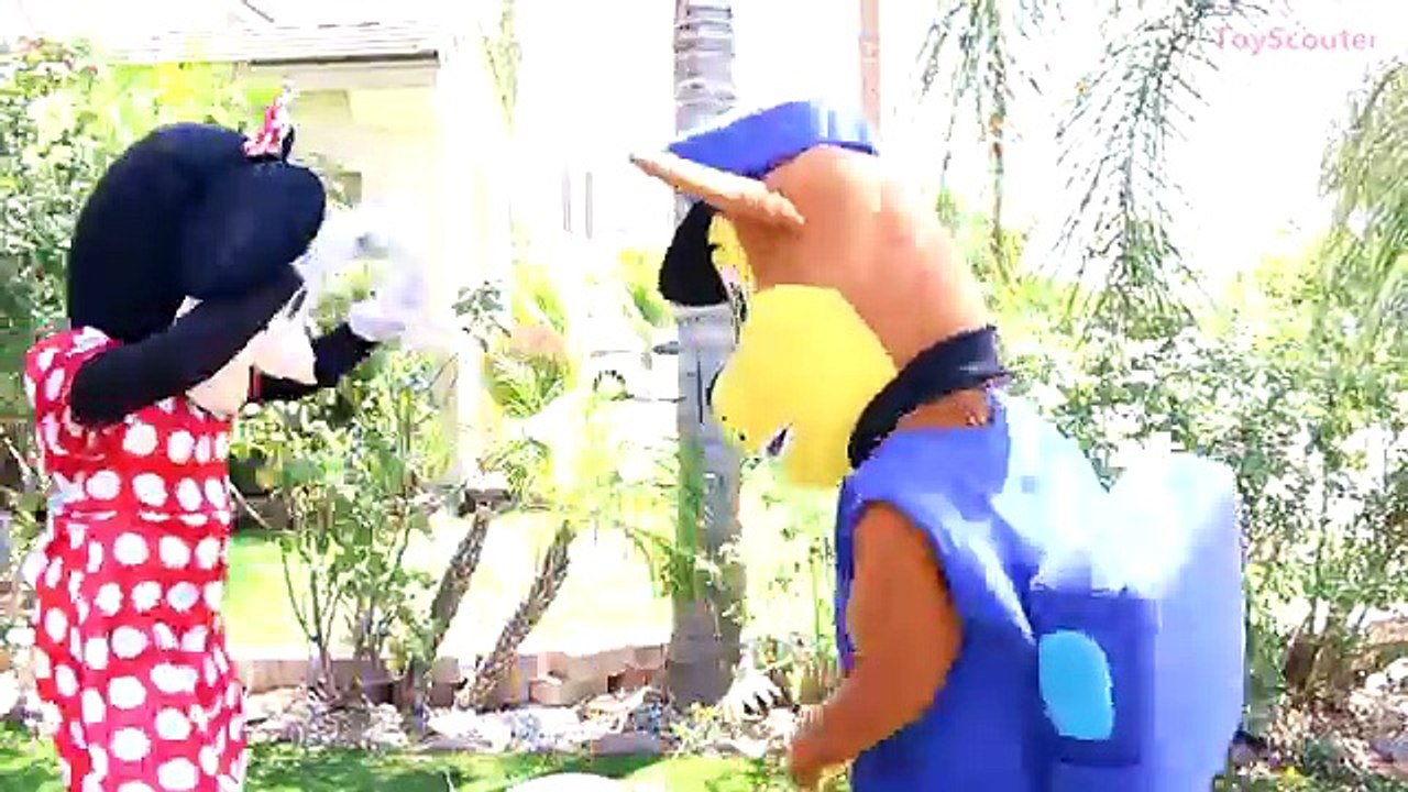 Princess Rapunzel HIT BY A CAR! w-_ Minnie Mouse, PAW PATROL Chase, Joker -u0026 Venom in Real Life - YouTube