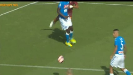Napoli 0-1 AS Roma Goal  Dzeko 15.10.2016