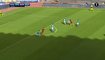 Edin Džeko  Goal HD - Napoli 0-1 AS Roma 15-10-2016 HD