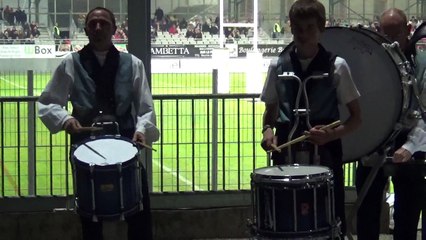 Le Bagad de Vannes au Stade de la Rabine