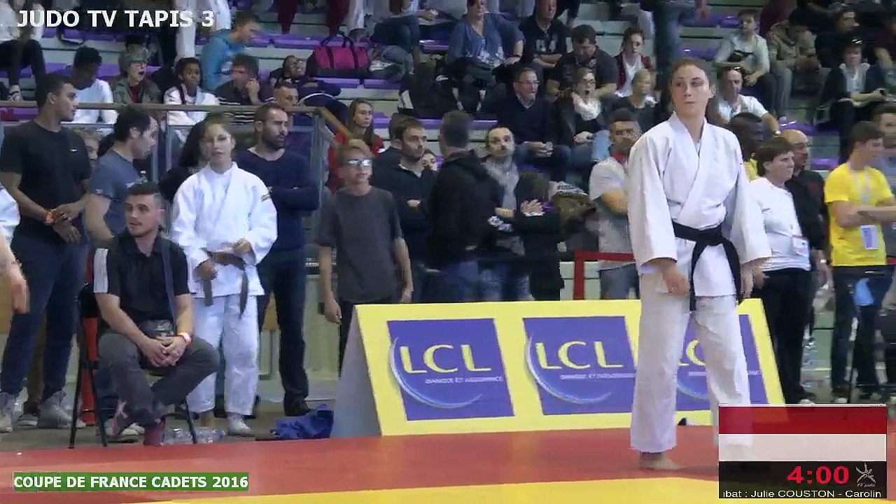 TAPIS 3 - COUPE DE FRANCE INDIVIDUELLE CADETS-CADETTES - CEYRAT, 2016 - LIVE 4 (89)