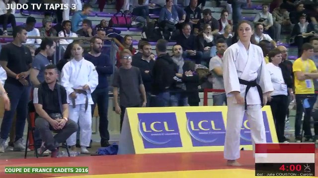 TAPIS 3 - COUPE DE FRANCE INDIVIDUELLE CADETS-CADETTES - CEYRAT, 2016 - LIVE 4 (89)