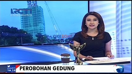 Perobohan Gedung di Bintaro Dilakukan Secara Bertahap