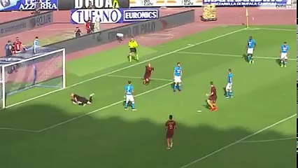 Napoli-Roma Il Gol di Dzeko regolare Azione di Salah