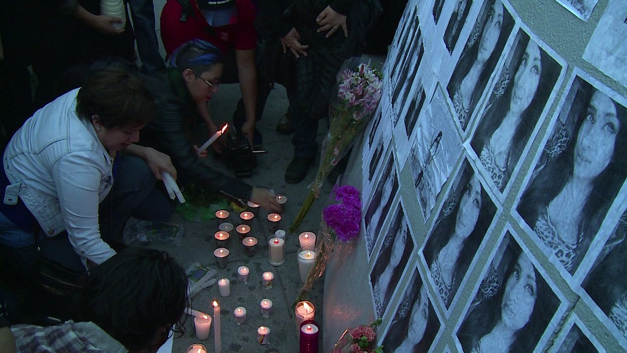 People pay tribute to murdered transsexual Alessa Flores