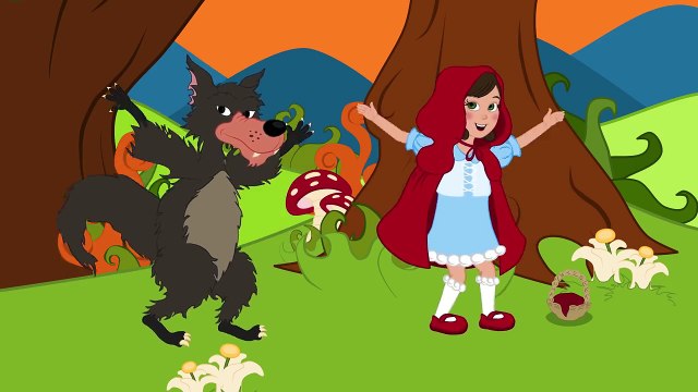 Kırmızı Başlıklı Kız ile Dans Et Eğlen çizgi film çocuk şarkısı Adisebaba Masal