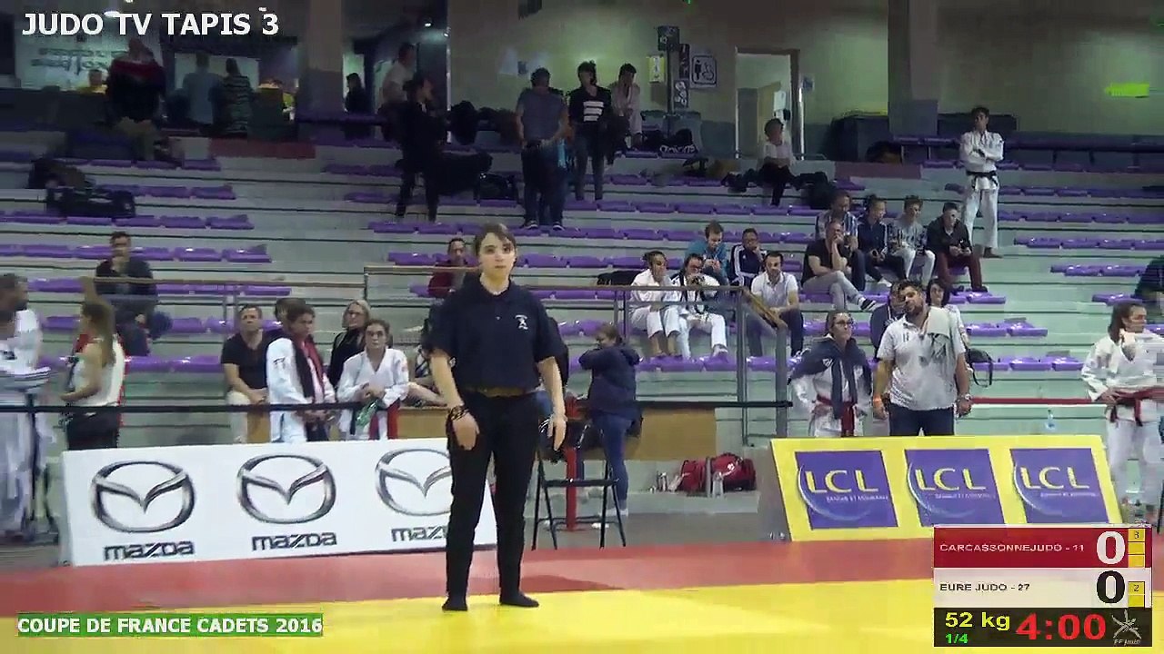 TAPIS 3 - COUPE DE FRANCE INDIVIDUELLE CADETS-CADETTES - CEYRAT, 2016 - LIVE 4 (90)