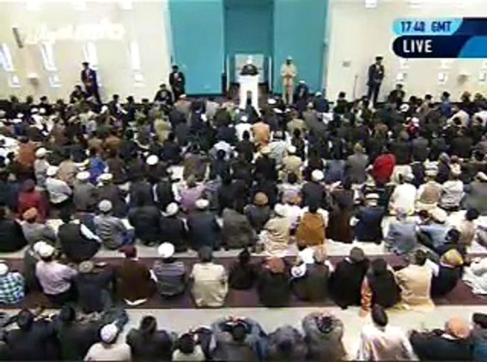 Friday Sermon urdu Hazrat Mirza Masroor Ahmad Sb jalsa salana canada 14-oct-2016